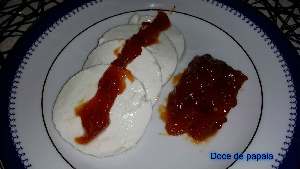 Doce de papaia