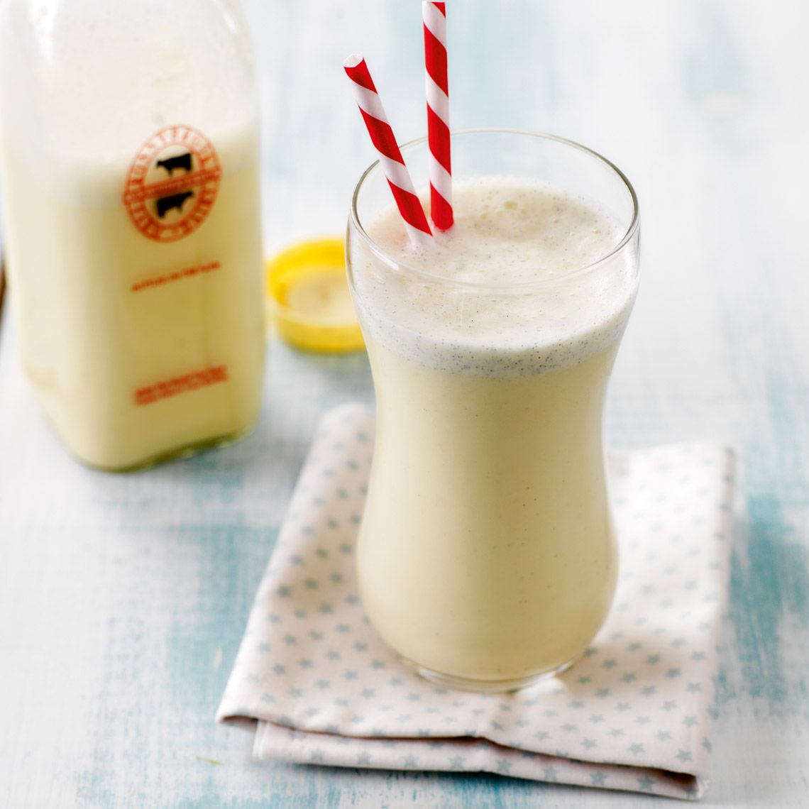 Batido de Banana e Baunilha